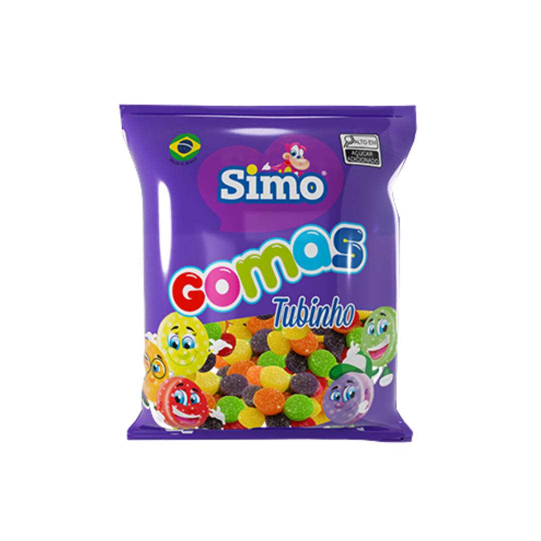 Bala Goma Tubinho 150g