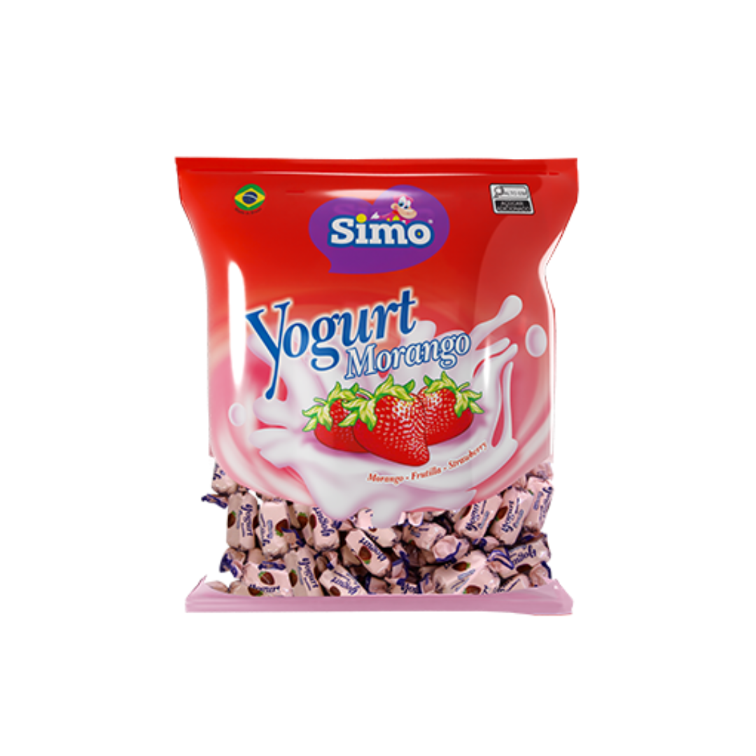 Bala Yogurte Morango 120g