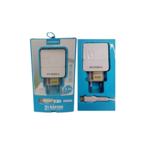 Carregador de Celular P/ Ios C/2 Entradas Usb