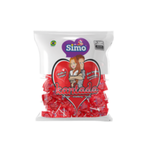 Pirulito Kantada Morango 100g