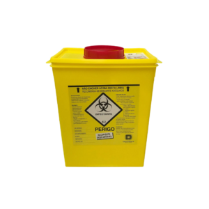 Coletor de Materiais Perfurocortantes 13lts Rígido