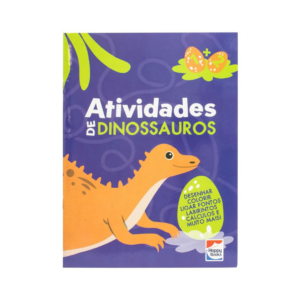 Livro Atividades de Dinossauros: Vol.2 (Roxo)