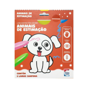 Livro Sanfona Para Colorir: Animais de Estimação