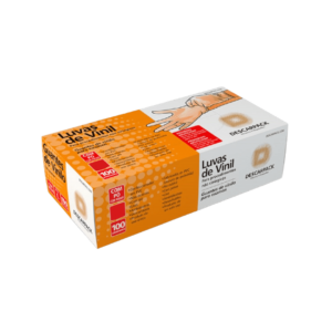 Luva Procedimento Vinil G C/ Pó C/100unds Transp