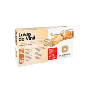 Luva Procedimento Vinil P S/ Pó C/100unds Transp