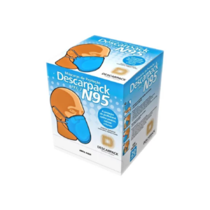 Mascara Desc Azul C/ Elást. C/ Clip C/20unds N95/ Pff2