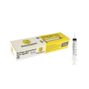 Seringa 03ml S/agulha Slip C/100