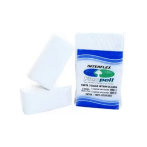 Toalha de Papel Interflex Extra 20x21cm Cx C/1000 Folhas