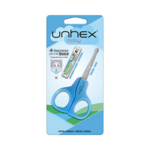 Conj. Unhex Baby (Tesoura+cortador) Azul