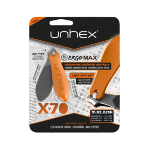 Cortador P/ Unhas Unhex X70 Laranja