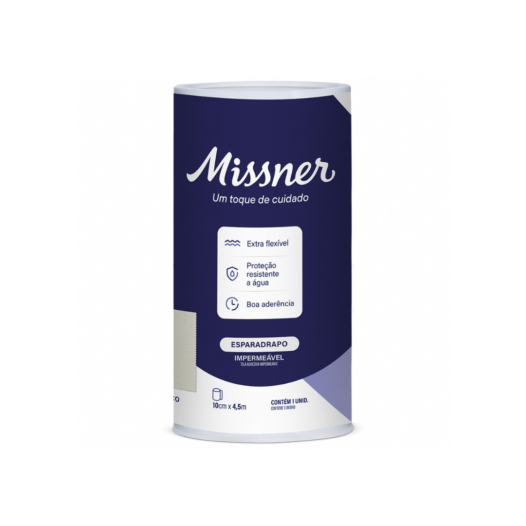 Esparadrapo Branco 10cm X 4,5m