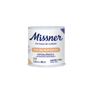 Fita Micropore Bege 2,5cm X 0,9m
