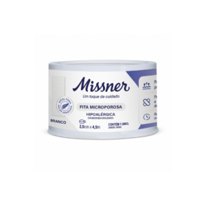 Fita Micropore Branco 2,5cm X 4,5m