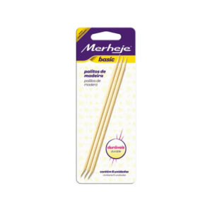 Palitos P/unhas Madeira Merheje C/6 Und