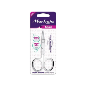 Tesoura P/ Unhas Merheje Ponta Reta